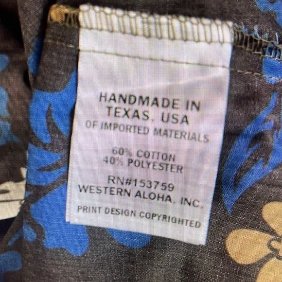 Western Aloha - Pearl Snap Hawaiian Long-Sleeveve Shirt Size M 🤠‼️PRICE DROP‼️ - Picture 7 of 7